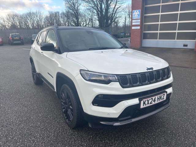 Jeep Compass 1.3 S Phev Auto Hybrid Alpn Wht+Blk Rf