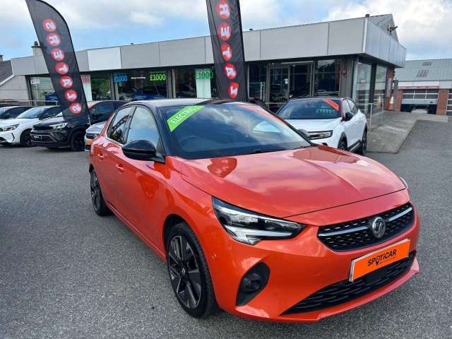 Vauxhall Corsa E Elite Nav Electric Orange