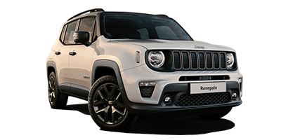 Jeep Renegade - Alpine White and Black Roof