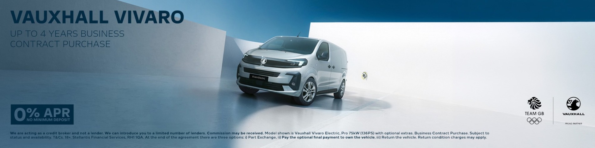 LCV Vauxhall Vivaro Q3 Banner